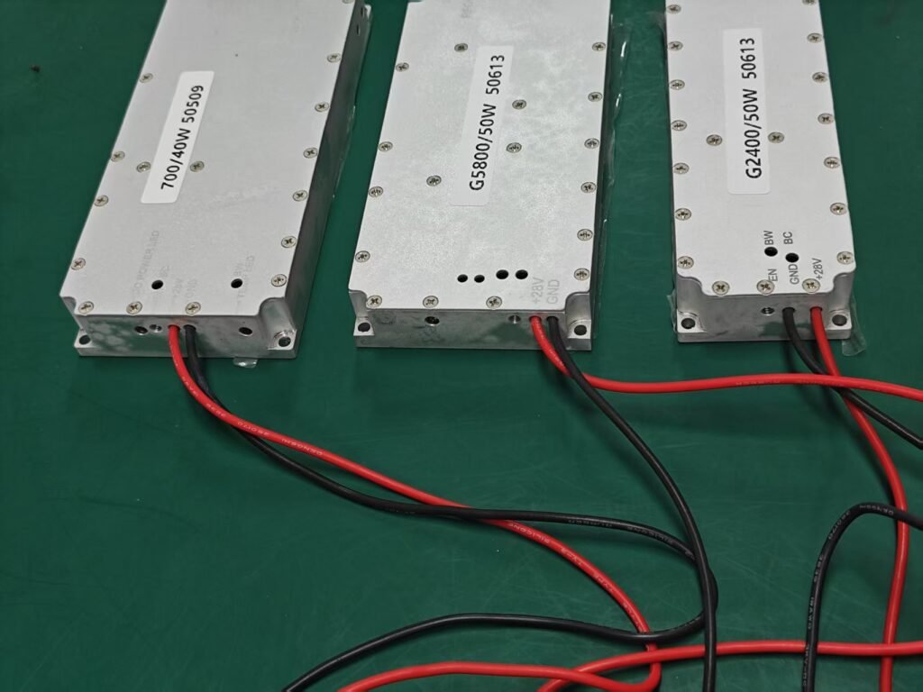 Adaptive RF amplification modules for next-generation tactical and electronic warfare systems